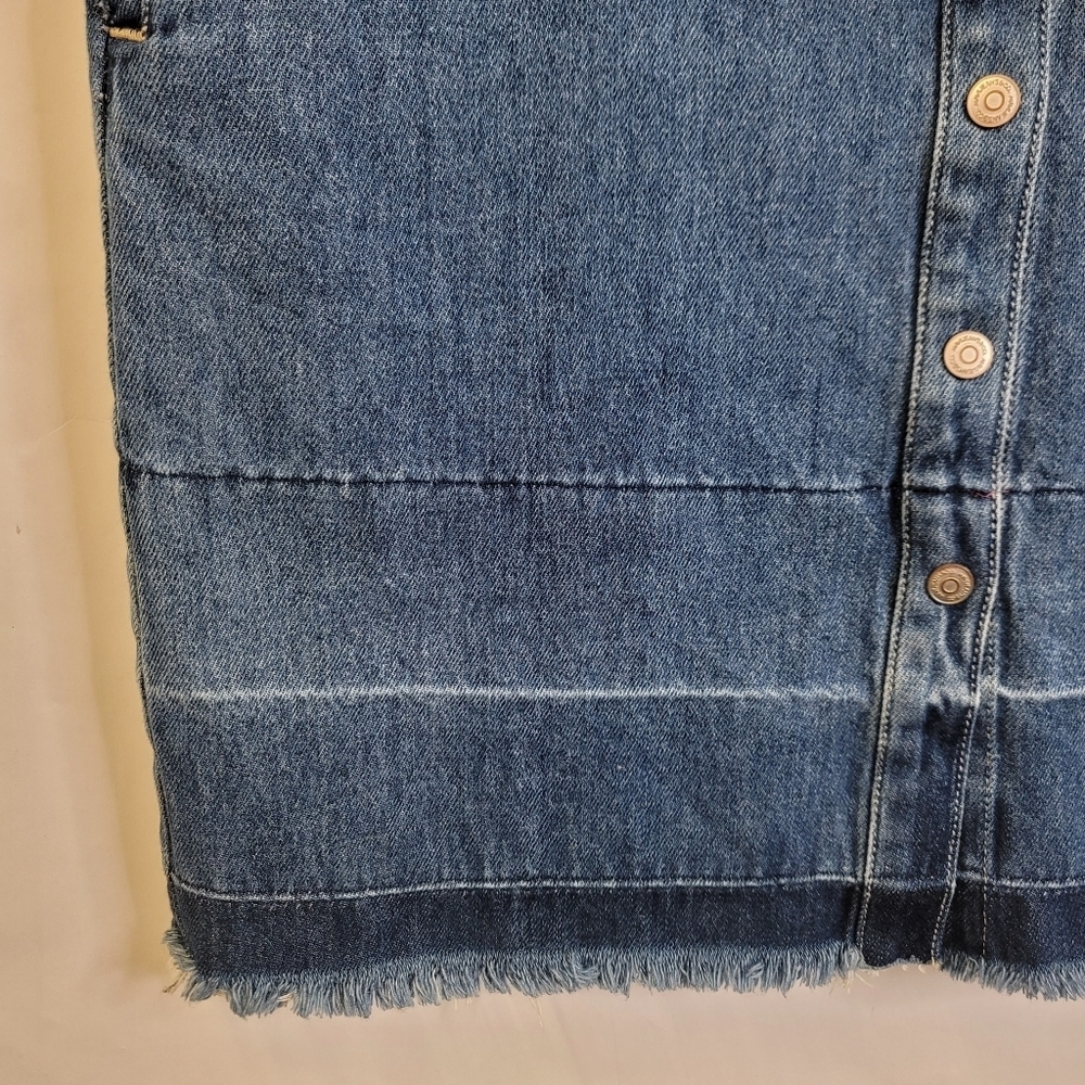 Mavi Denim shirt dress frayed edge - Picture 6 of 10